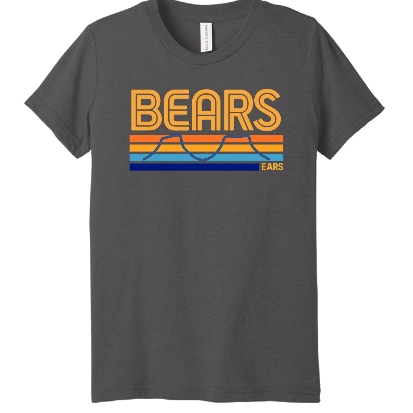 Solid Dark Grey Triblend - FRONT