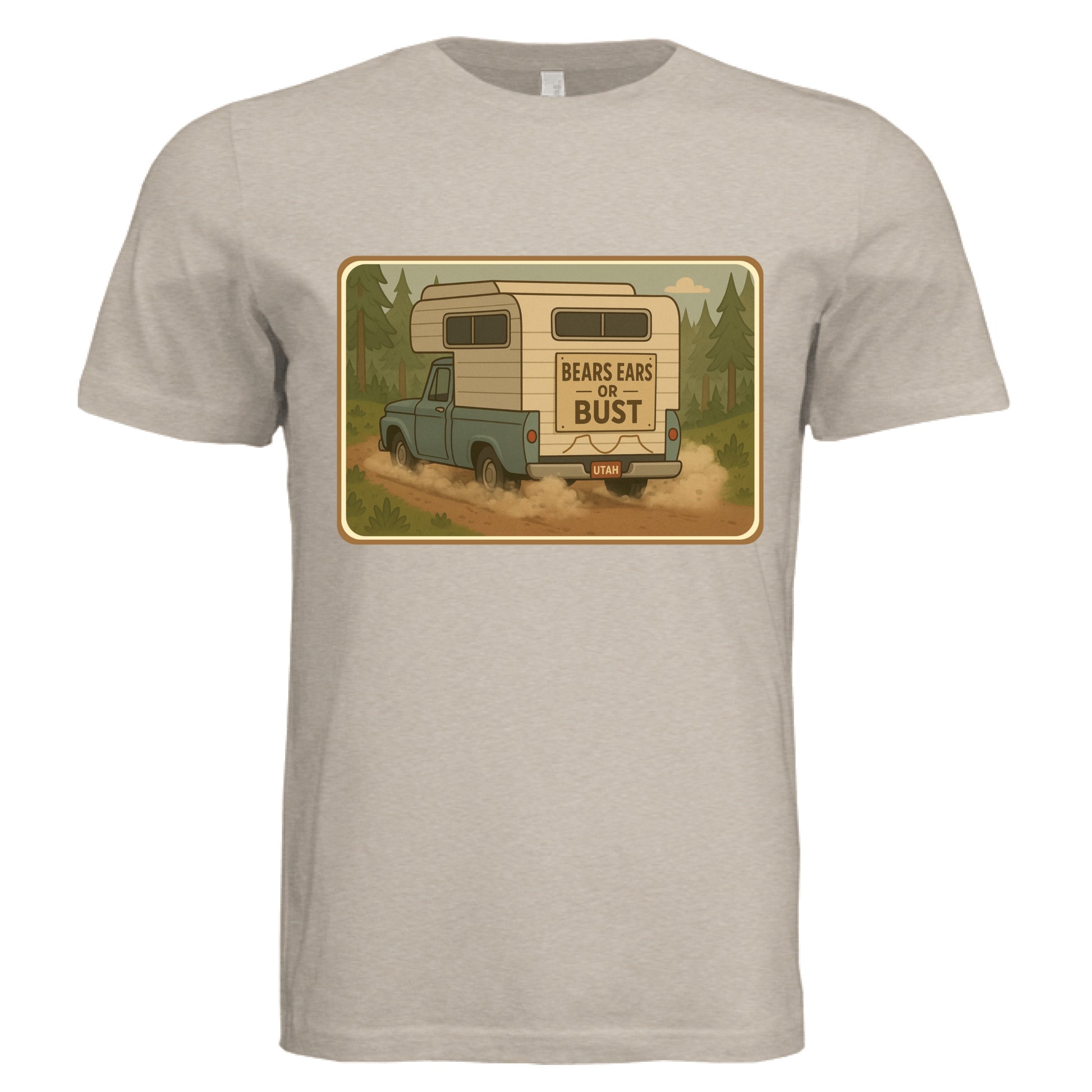 Tan Triblend - FRONT